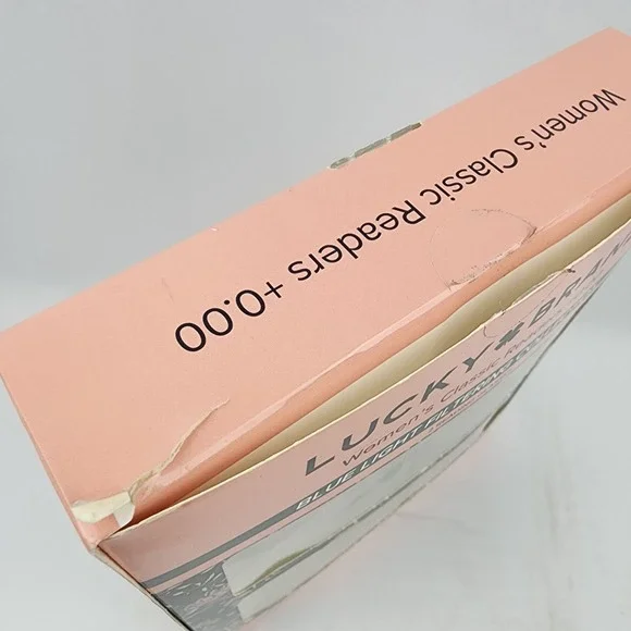 2 Pair Lucky Brand Blue Light Filtering Glasses +0.00 Tortoise Pink & Teal style - Picture 7 of 8